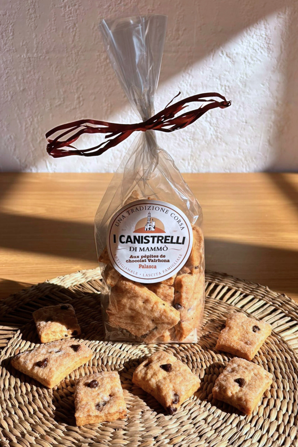 Canistrelli aux Pépites de Chocolat Valrhona – 250g