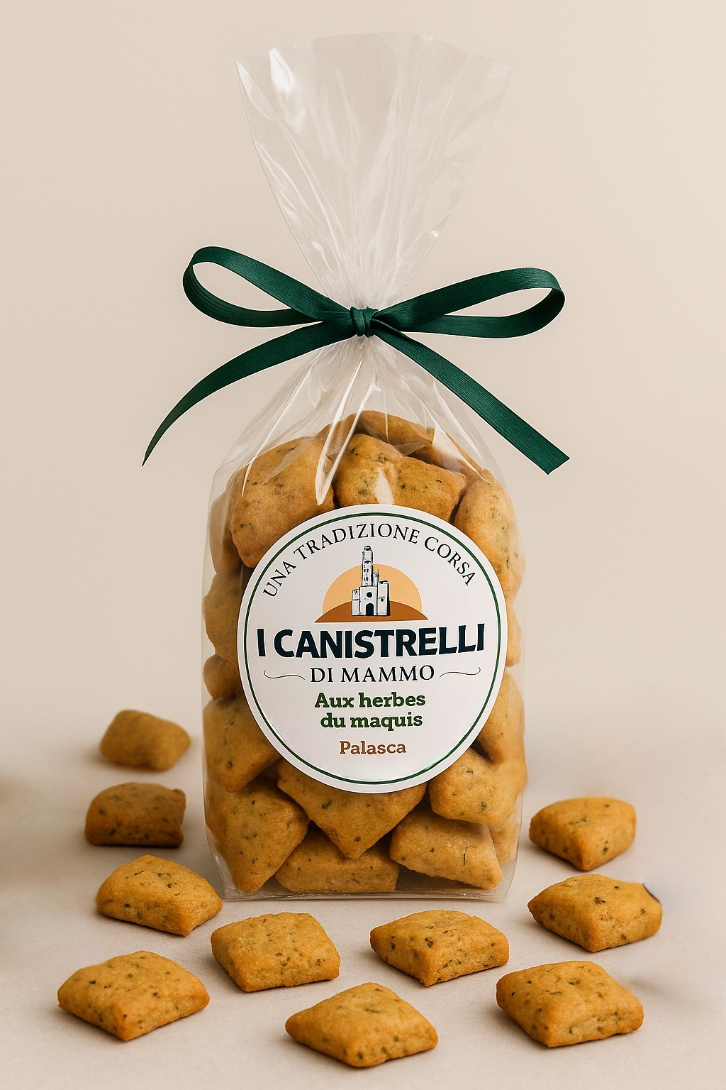 Canistrelli Salés aux Herbes du Maquis – 200g