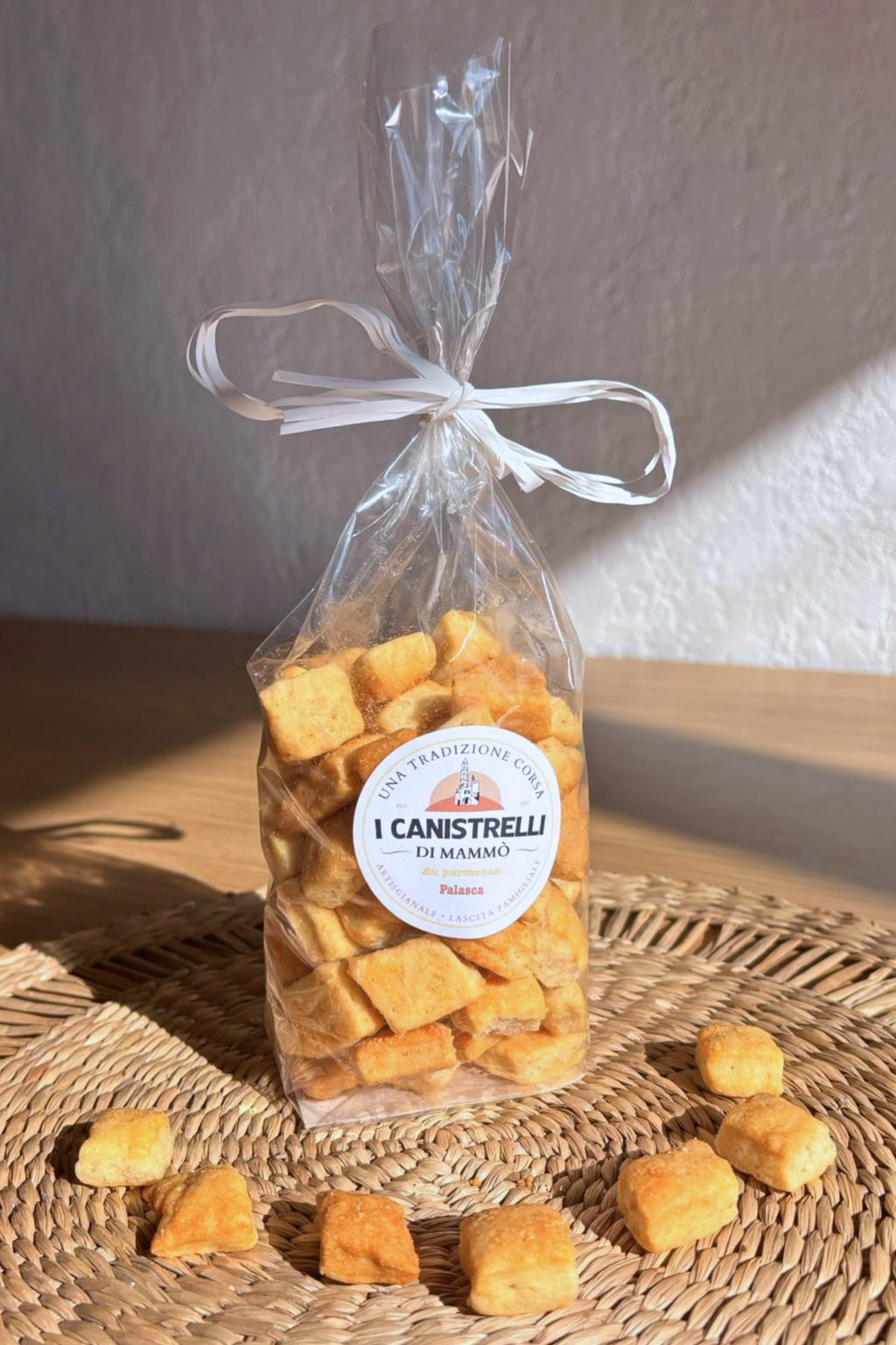 Canistrelli Salés au Parmesan – 200 g